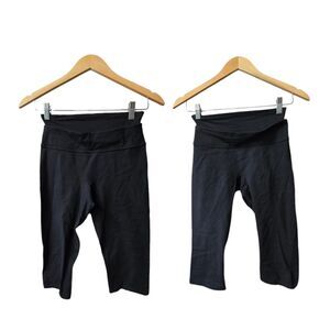 2 SPANX Seamless Capri Leggings‎ High Waist Tummy Control SMALL